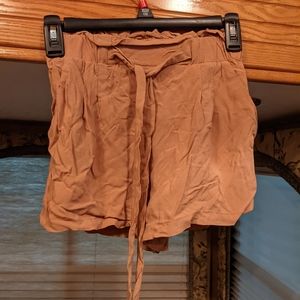 Dressy tan colored shorts